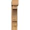 Ekena Millwork Balboa Block Rough Sawn Bracket w/ Offset Brace, Western Red Cedar, 8"W x 32"D x 38"H BKT0806X32X38BOA05RWR - alternate 2